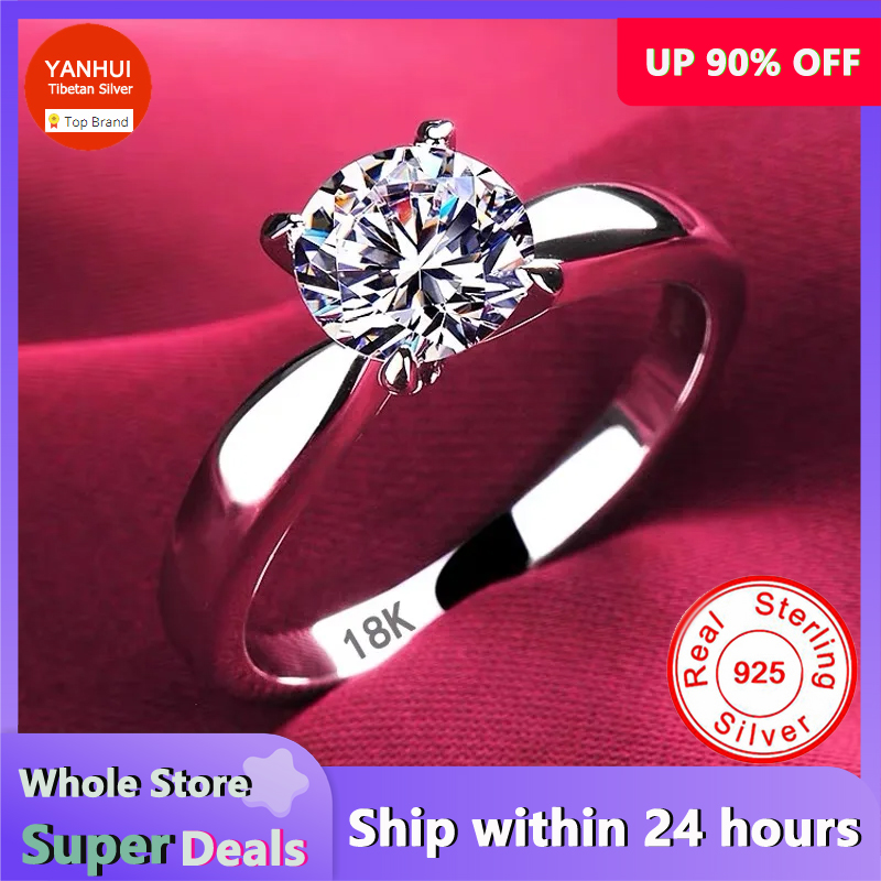 Gymnastic Ring - Nhẫn vàng trắng 18K cao cấp,