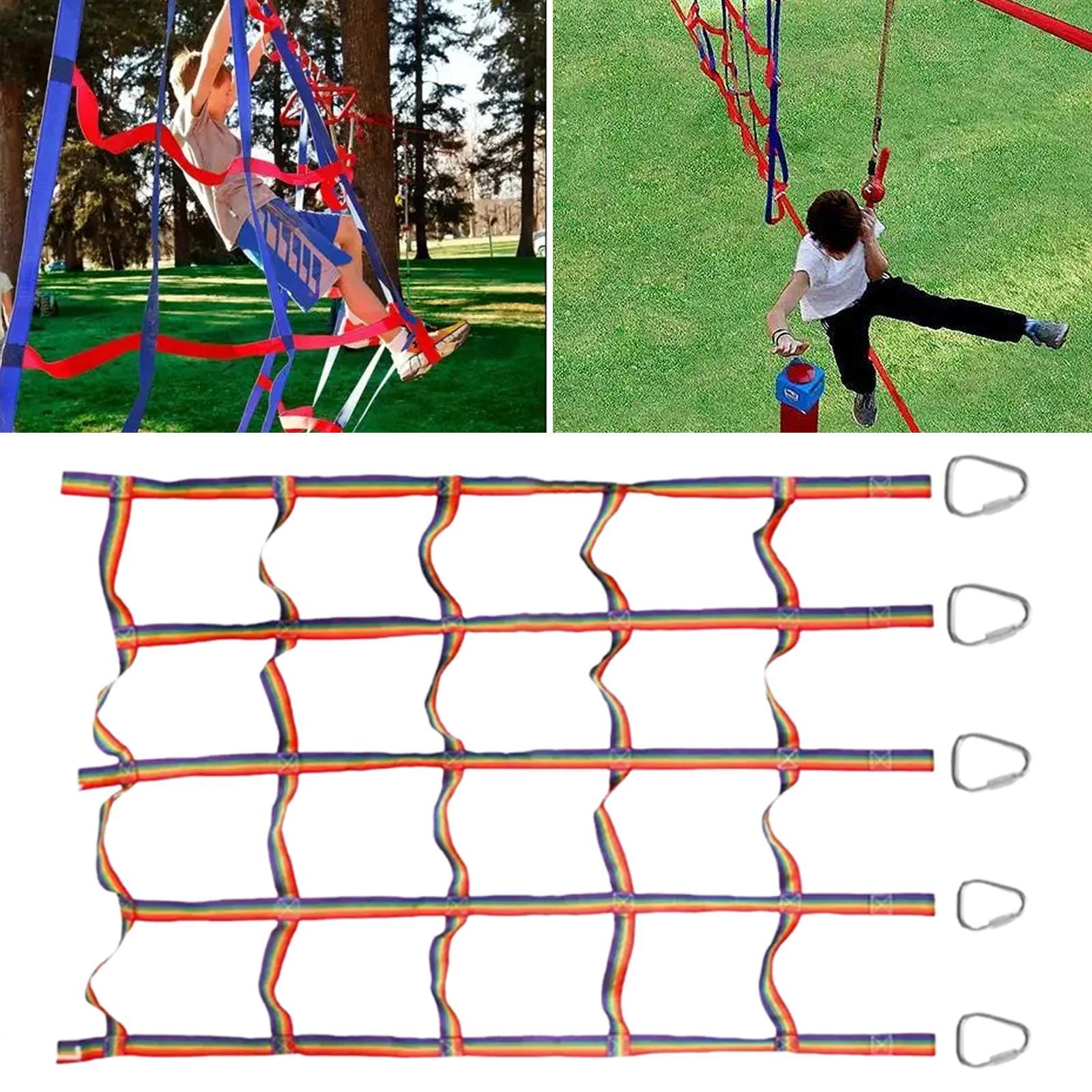 Kids Climbing Net Rainbow Rope - đánh giá và giá Rope Climb