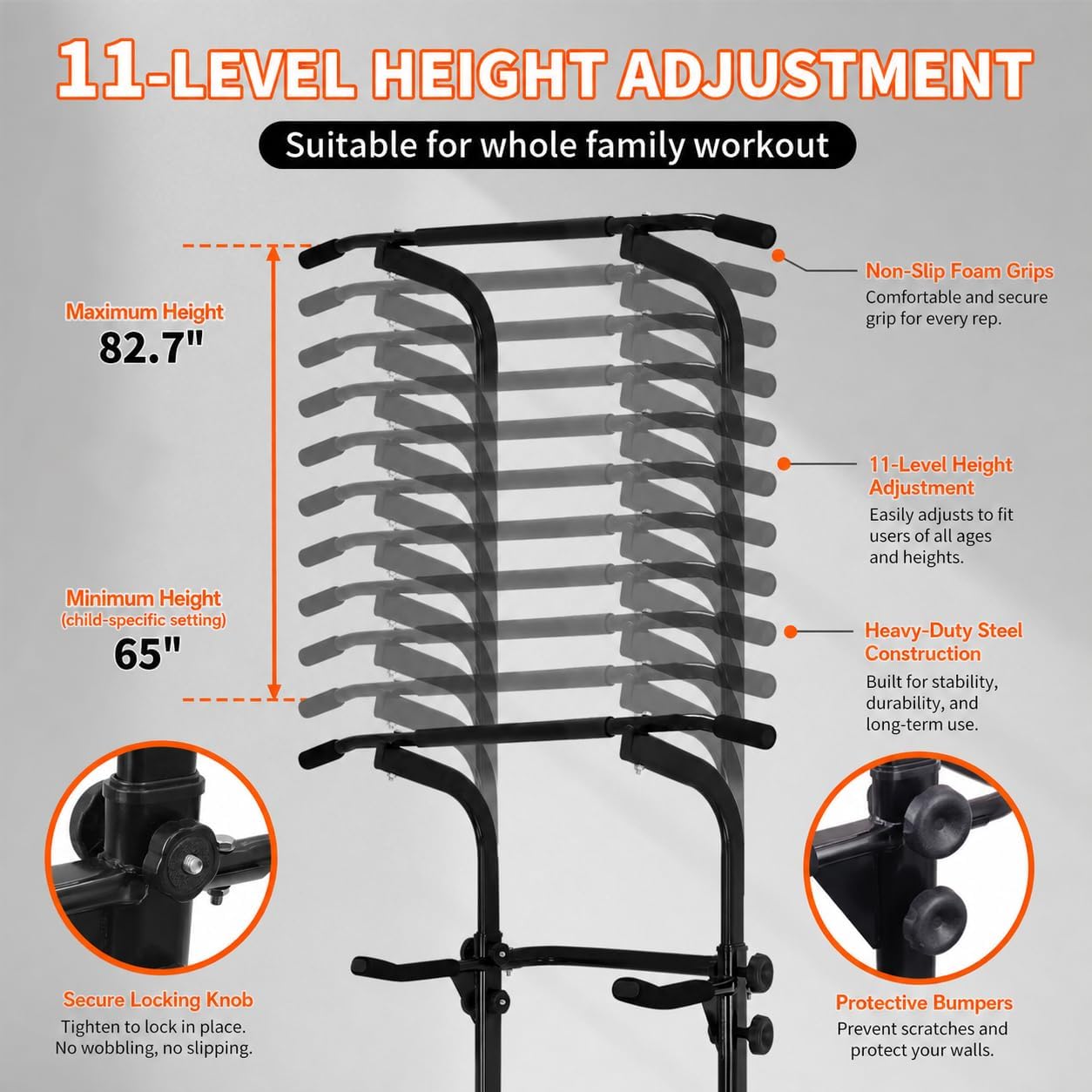 Power Tower for Home Gym, Pull - đánh giá và giá Pull Up Bar