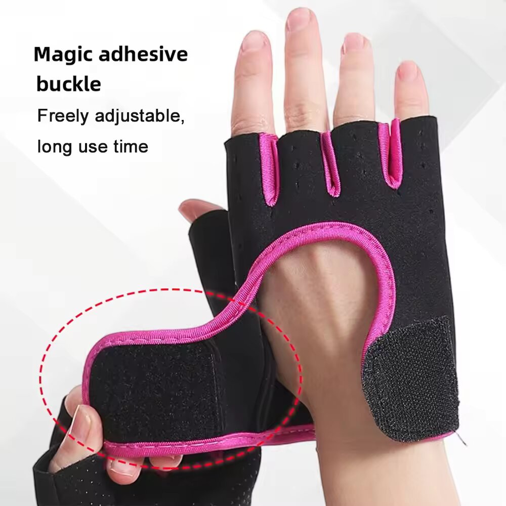 Breathable Half Finger Sports  - đánh giá và giá Weightlifting Gloves