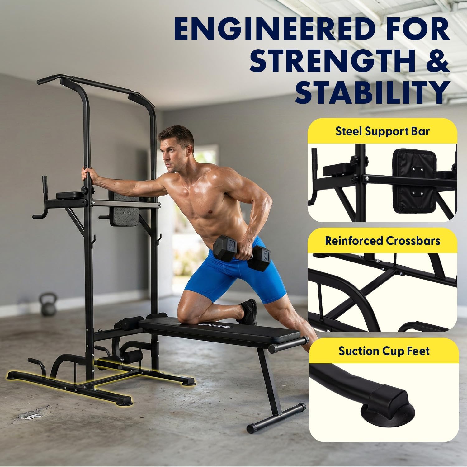 All-in-One Power Tower Pull-Up - đánh giá và giá Pull Up Bar
