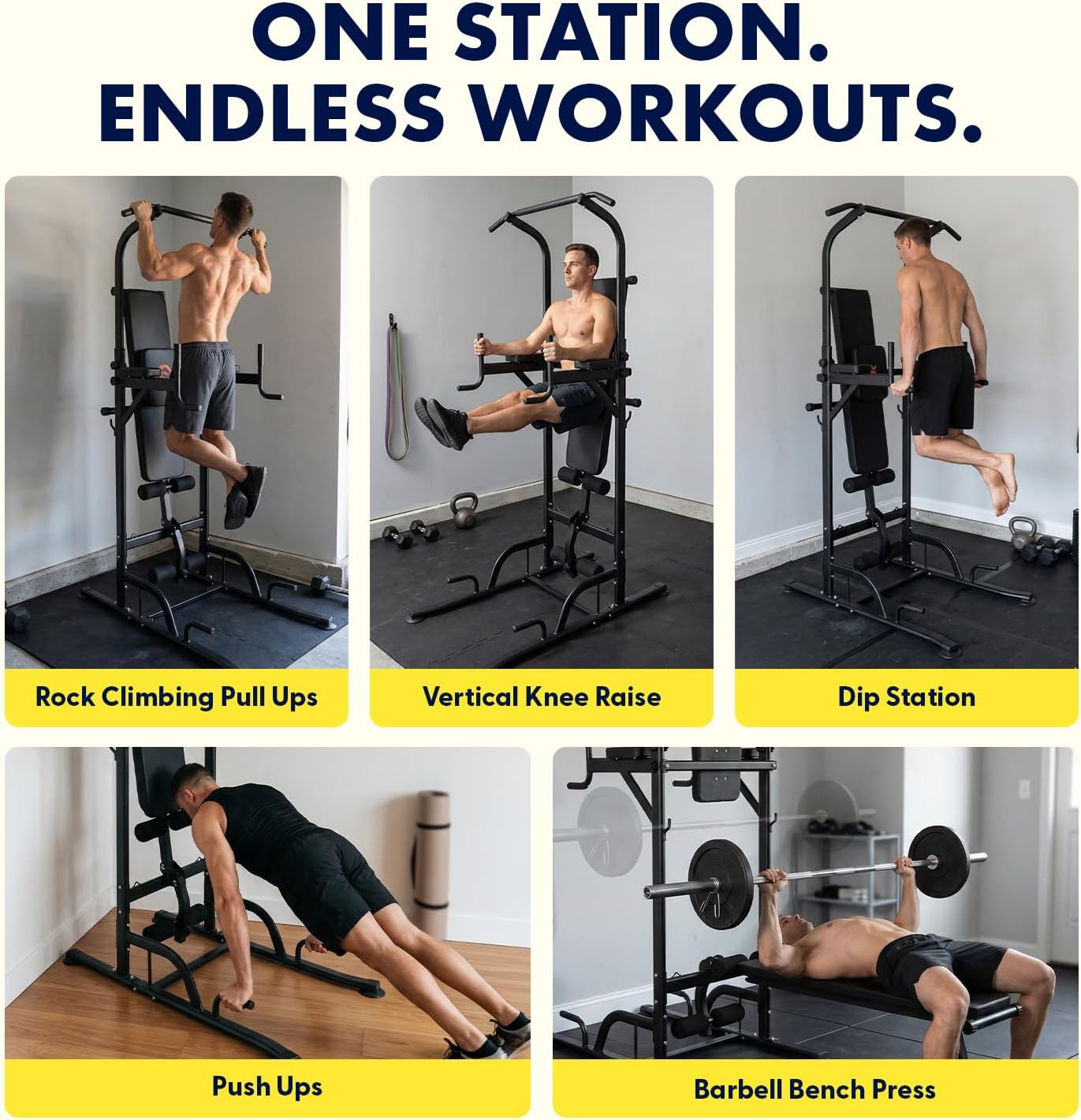 All-in-One Power Tower Pull-Up - đánh giá và giá Pull Up Bar